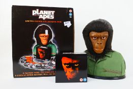 A limited edition Planet Of The Apes ape bust, contained in original box.
