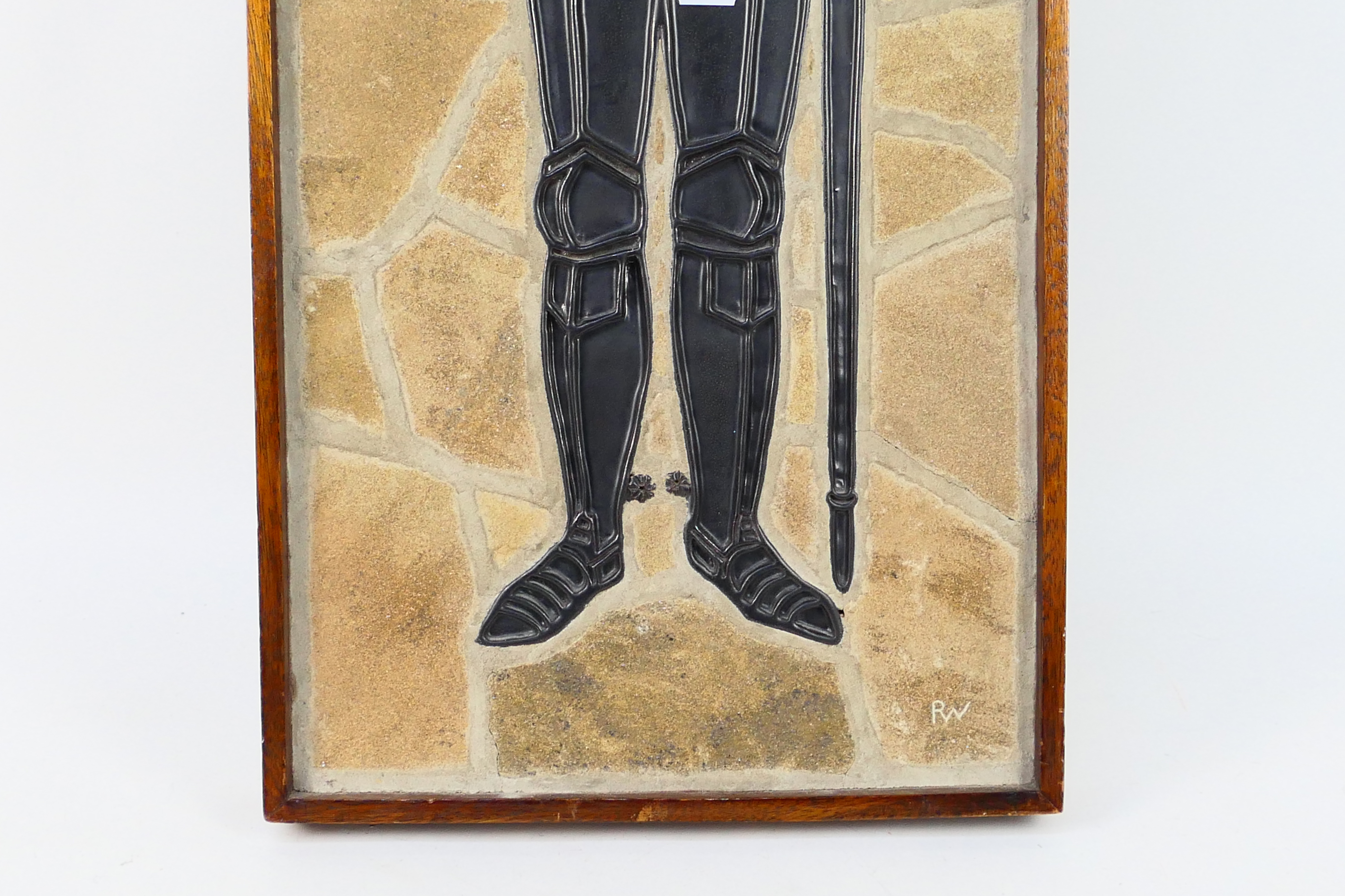 An interesting piece of wall art depicting a knight, - Image 4 of 5