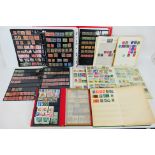 Philately - A quantity of albums, binders and similar containing foreign stamps,
