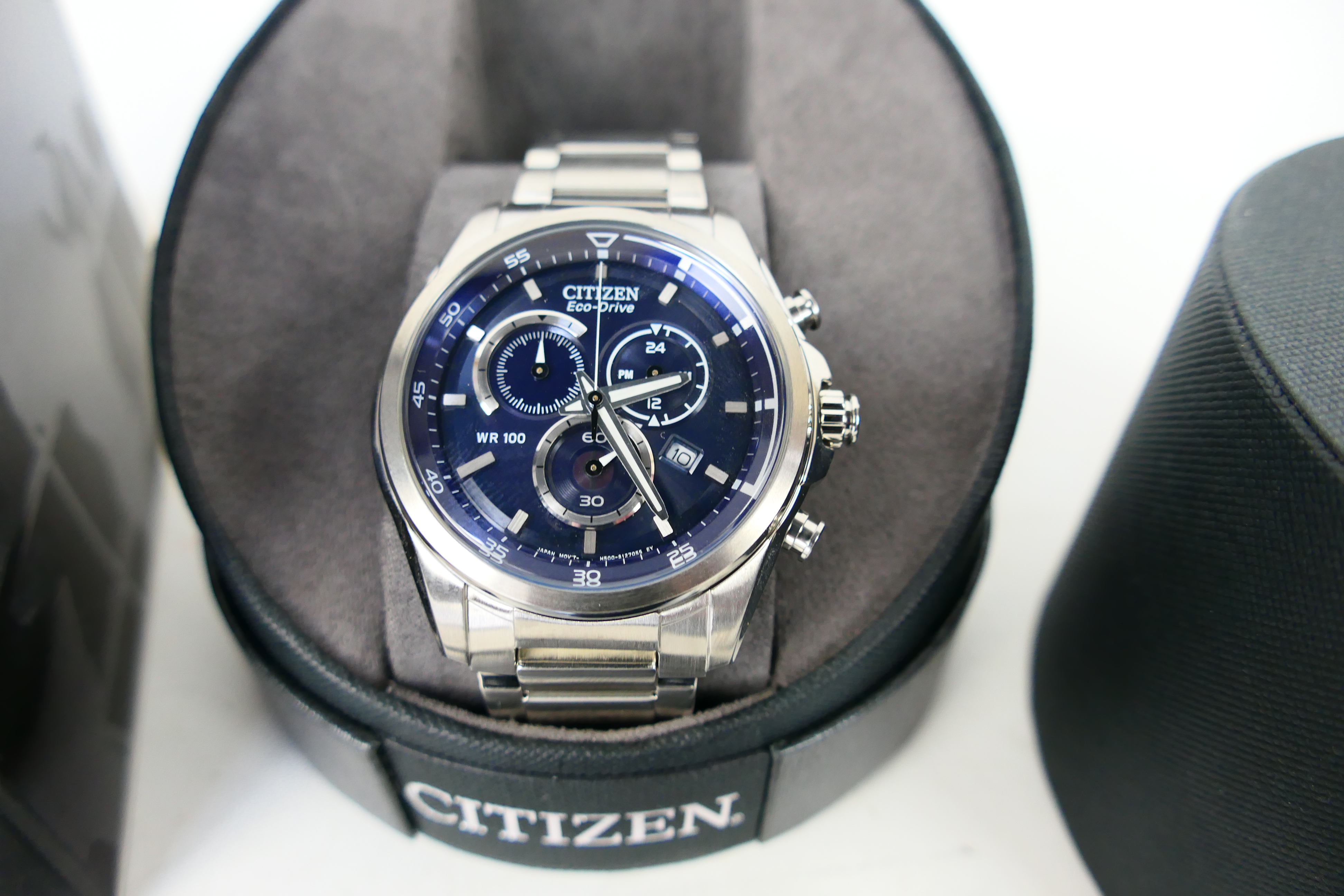 A Citizen Eco-Drive chronograph H500-S0082005, boxed with paperwork. - Image 2 of 2