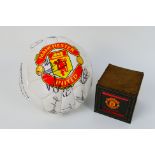 A Manchester United Official Merchandise football,