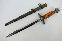 A German Third Reich Luftwaffe officer's second pattern dagger by Paul Weyerberg.