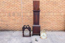 Longcase clock - an oak cased weight driven longcase clock for restoration,