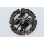 A World War Two (WW2 / WWII) style SS Germanic Proficiency Runes Badge,