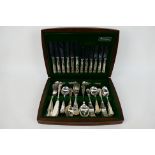 A canteen of Oneida silver plated,