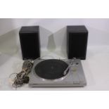 Sony, Mission - A Sony #PS-LX2 Stereo Trurntable System. 2 x Mission 760i speakers.