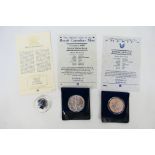 Silver Coins - Three 1 ozt silver coins comprising a 2006 Silver Britannia,