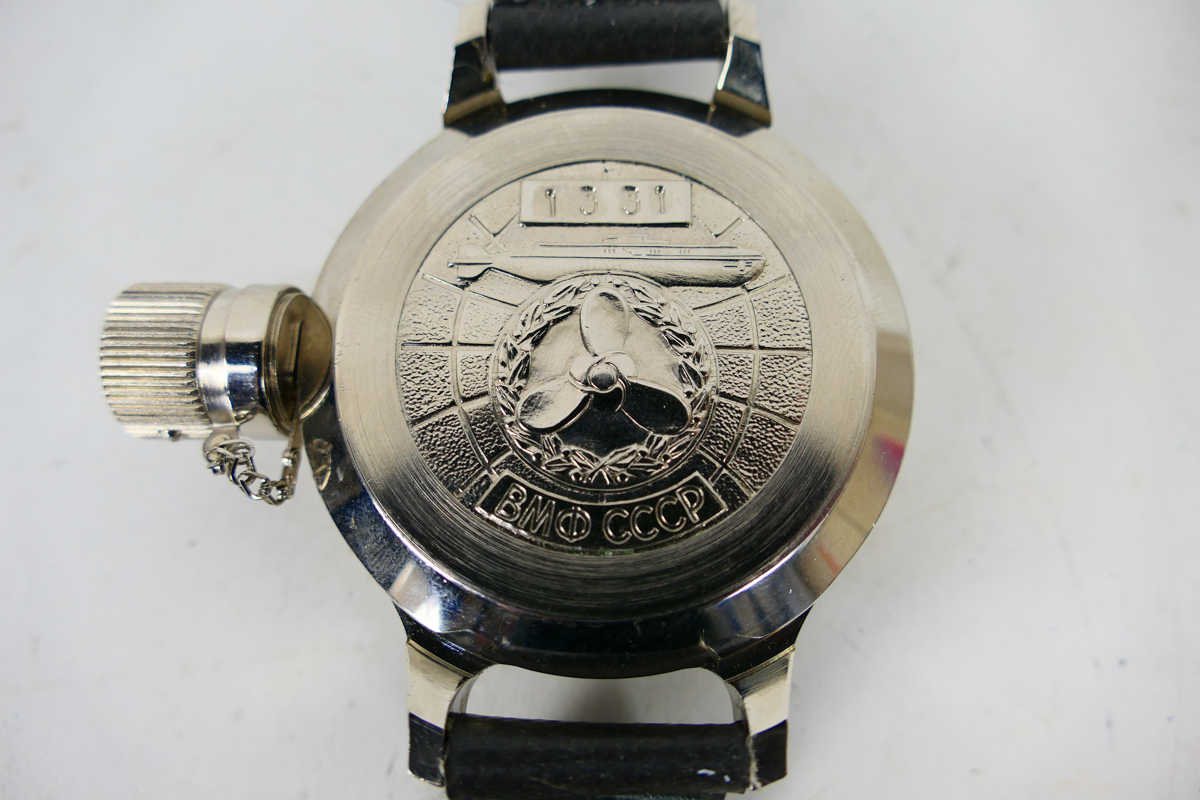 A Russian 'BMO CCCP' stainless steel, manual wind divers wristwatch, - Image 4 of 4