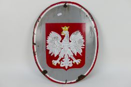 Polish enamel sign c.