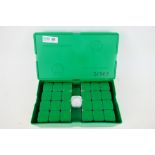 Silver Bullion - Silver American Eagles Monster Box - an SG green plastic monster box containing