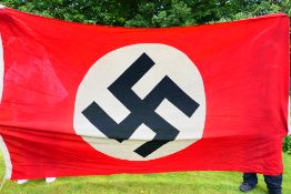 A large NSDAP party flag / banner, marked Gosch 2 X 3,35,