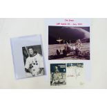 Astronauts autographs, James Benson Irwin and Alfred Merrill Worden, Apollo XV (1971),