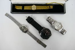 A small collection of wrist watches to include Accurist, Rotary and other.