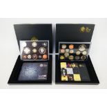 Two Royal Mint Queen Elizabeth United Kingdom Proof Coin Sets comprising 2008 and 2010,