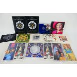 A collection of commemorative coins / uncirculated coin sets to include 1981, 1991, 1998 coin sets,