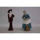 Coalport, Royal Doulton - 2 x ceramic figures - Lot includes a Royal Doulton 'The Favourite' figure.