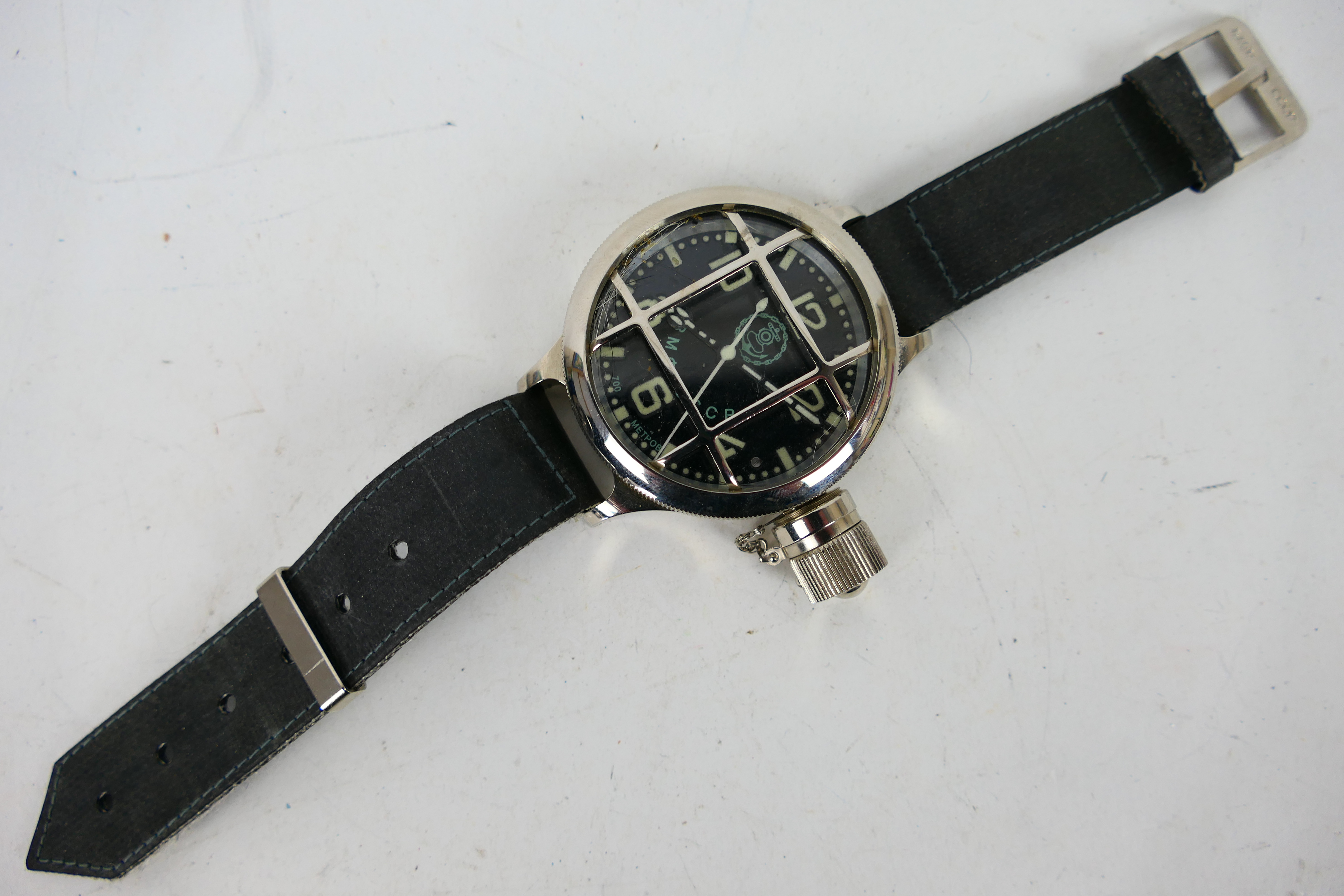 A Russian 'BMO CCCP' stainless steel, manual wind divers wristwatch, - Image 3 of 4