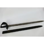 An 1845 Pattern Naval Cutlass, blade stamped VR with crown above and marked Mole,