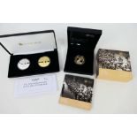 A Jubilee Mint limited edition commemorative coin set for The 70th Anniversary of V-E Day