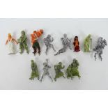 A collection of Greenwood & Ball white metal miniature figures to include Roman Slave Market series