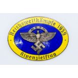 World War Two (WW2 / WWII) style Reich Alpenzielflug competition badge,