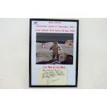 Astronaut autograph, Eugene Andrew Cernan, (Apollo X Lunar Module Pilot, Apollo XVII Commander),