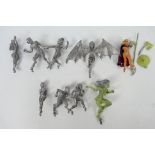 A group of Greenwood & Ball Sanderson white metal miniatures, female nudes and fantasy models,