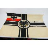 A 1903 - 1921 pattern Imperial German naval ensign, 68 cm x 100 cm.