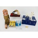 Lot to include an Armand Marseille doll, marked A.