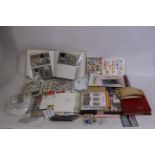 Philately - Lot to include loose stamps, UK and foreign, philatelic literature and other.