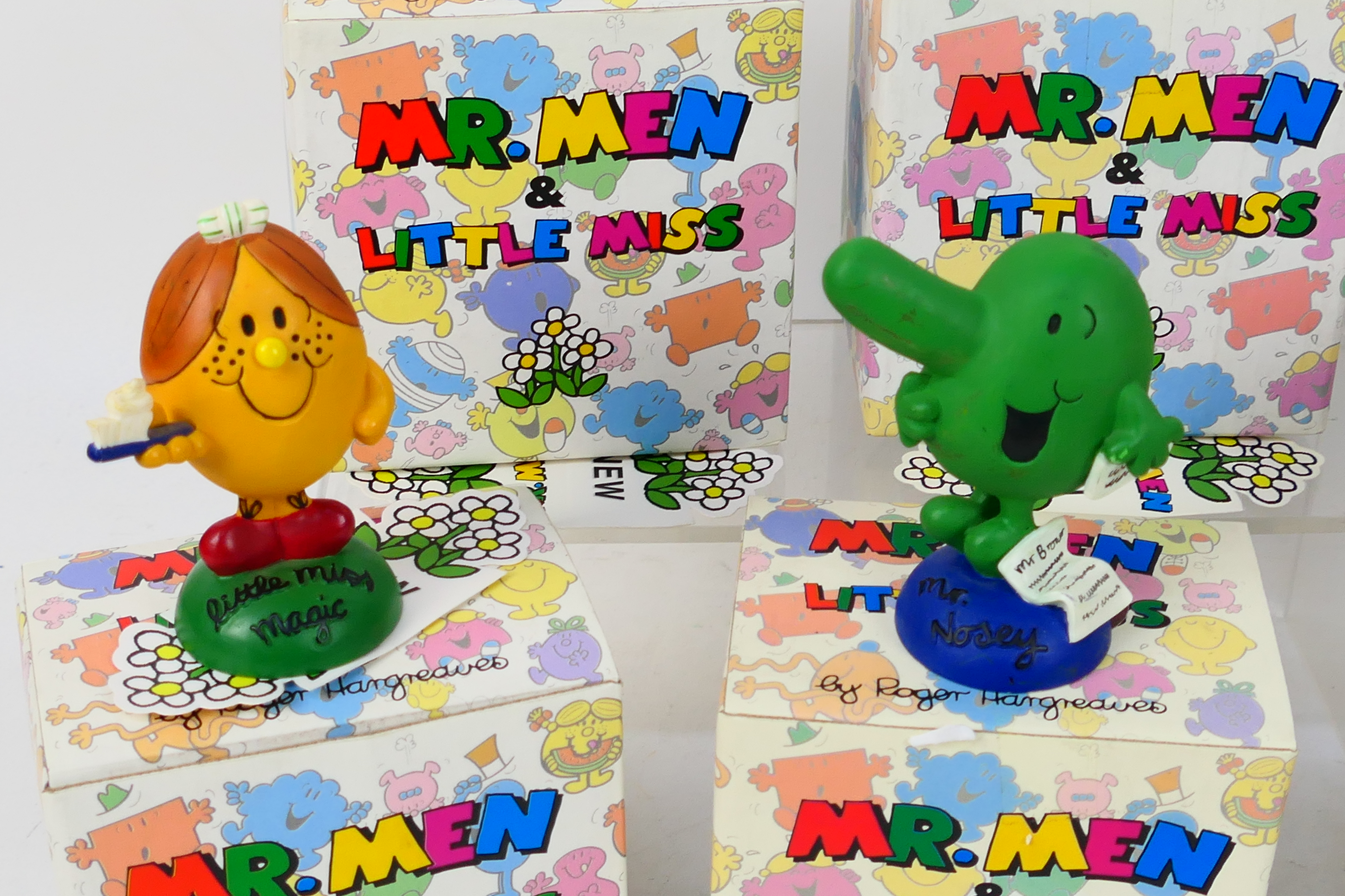 Nine boxed Royal Doulton Roger Hargreaves Mr Men and Little Miss figures. - Image 3 of 7