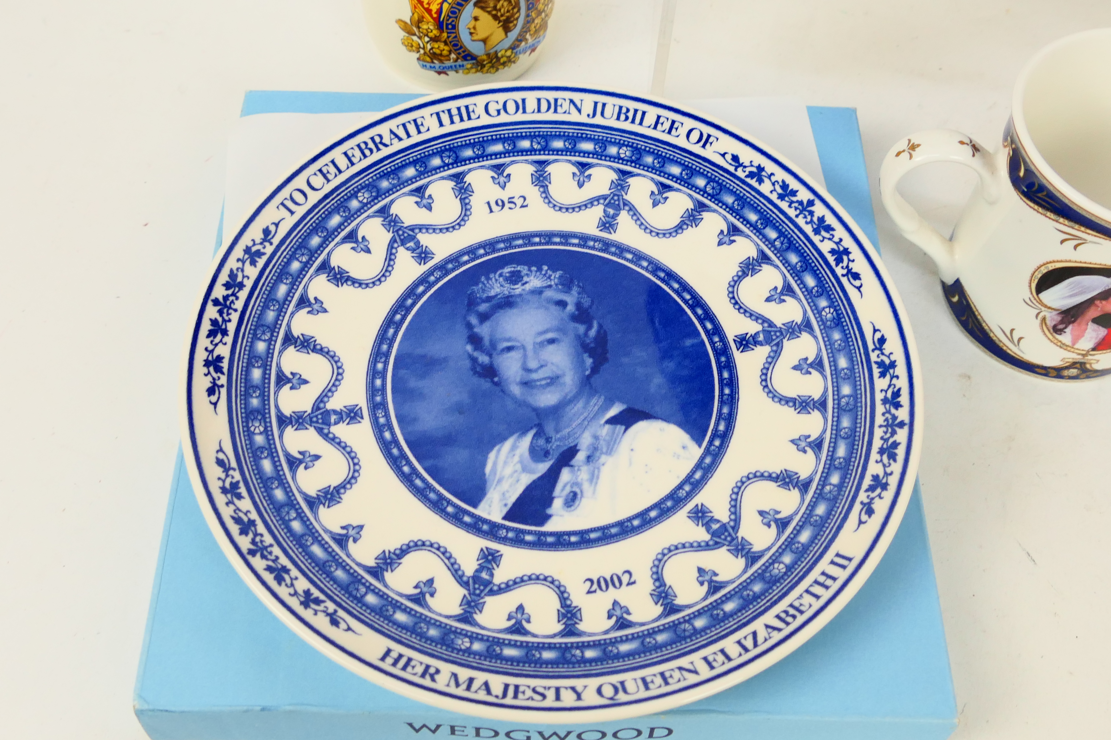 A Royal Worcester figure depicting Queen Elizabeth II, 80th birthday commemorative, - Image 5 of 5