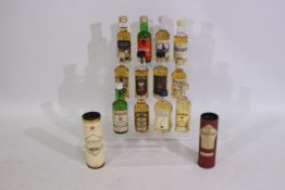 A collection of scotch whisky miniatures to include Isle Of Jura 10 year old,