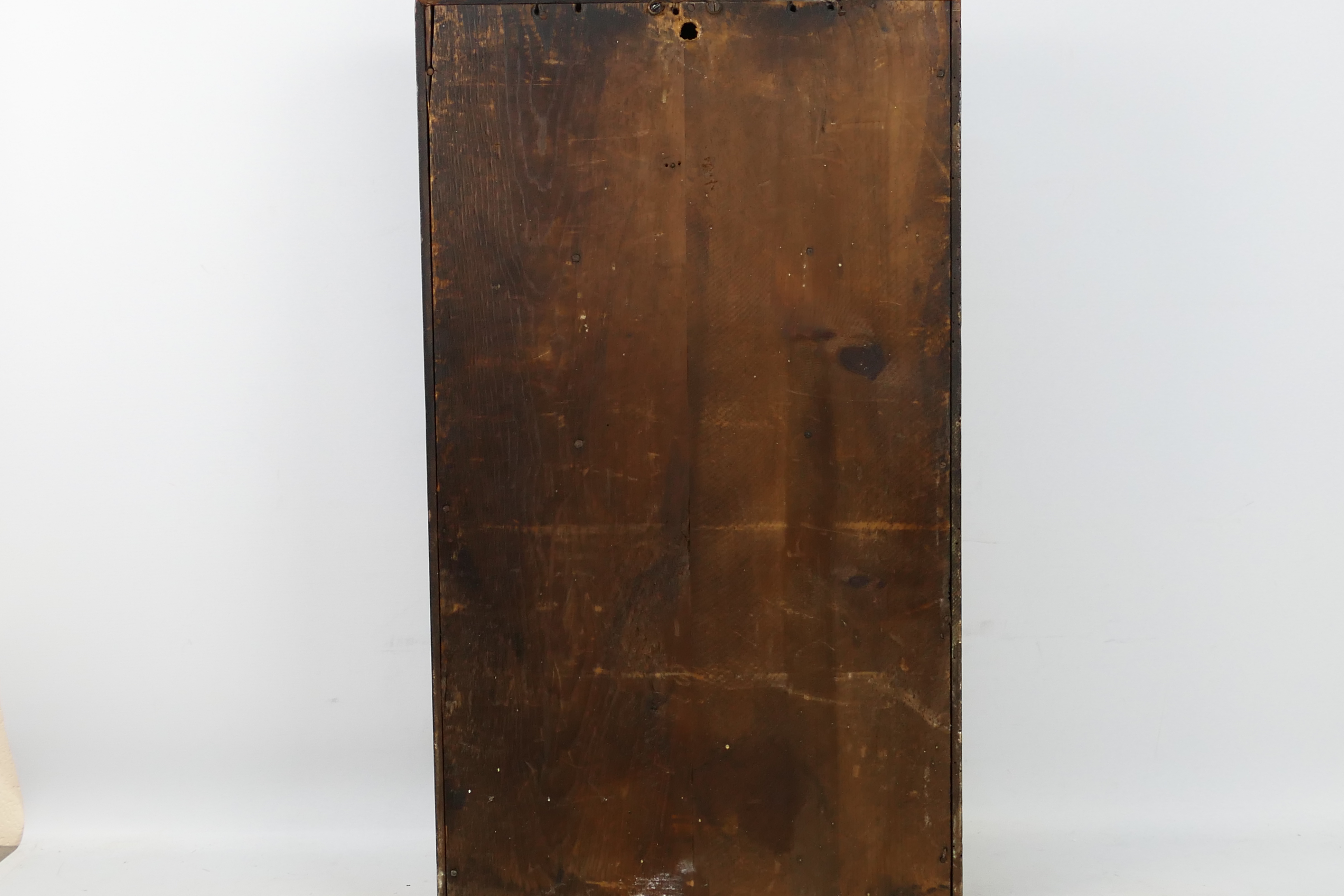 A weight-driven 8-day, late 19th century, ogee shelf clock by Brewster of Bristol, Connecticut, - Image 7 of 7