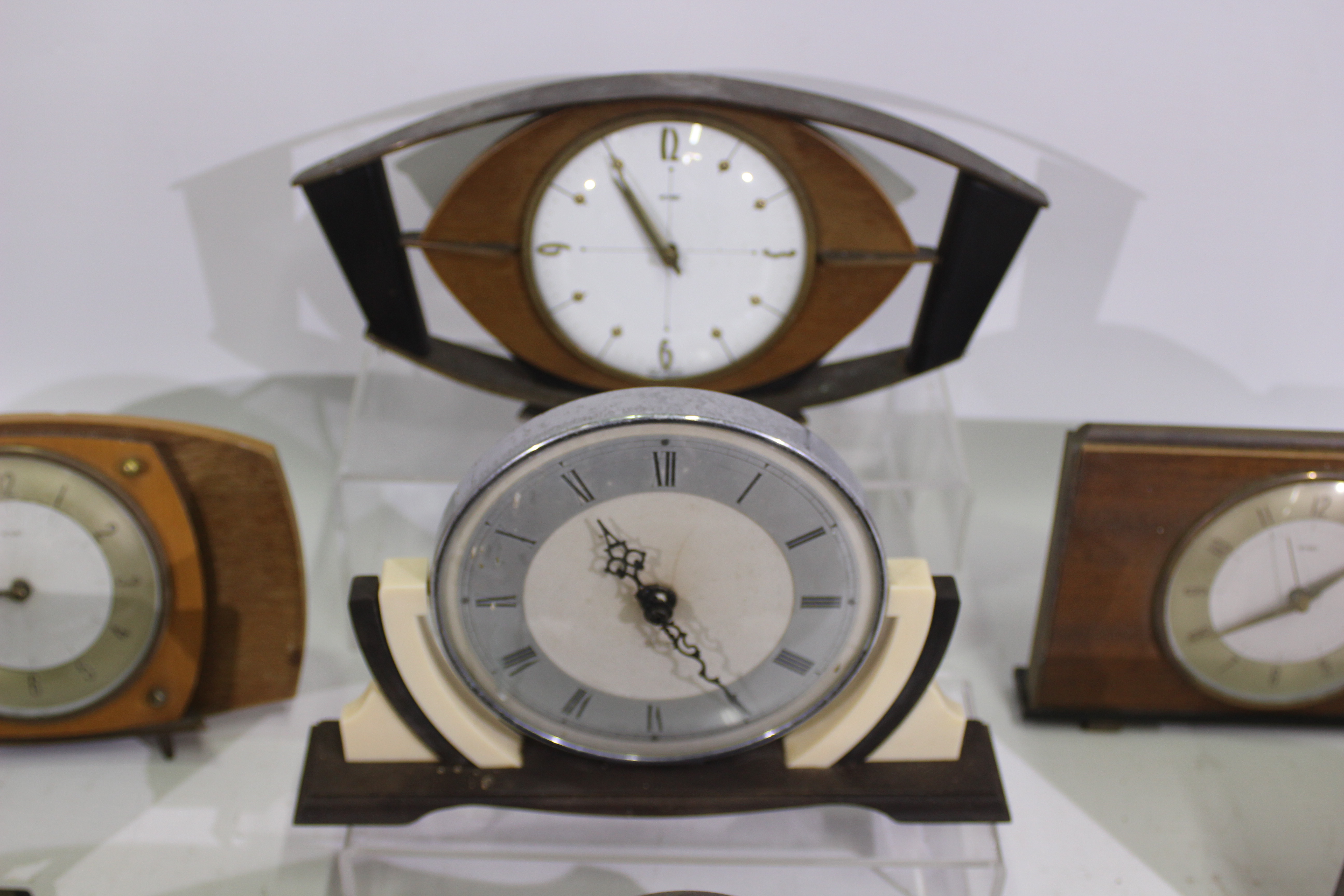 A collection of vintage clocks, predominantly by Metamec. - Image 3 of 6