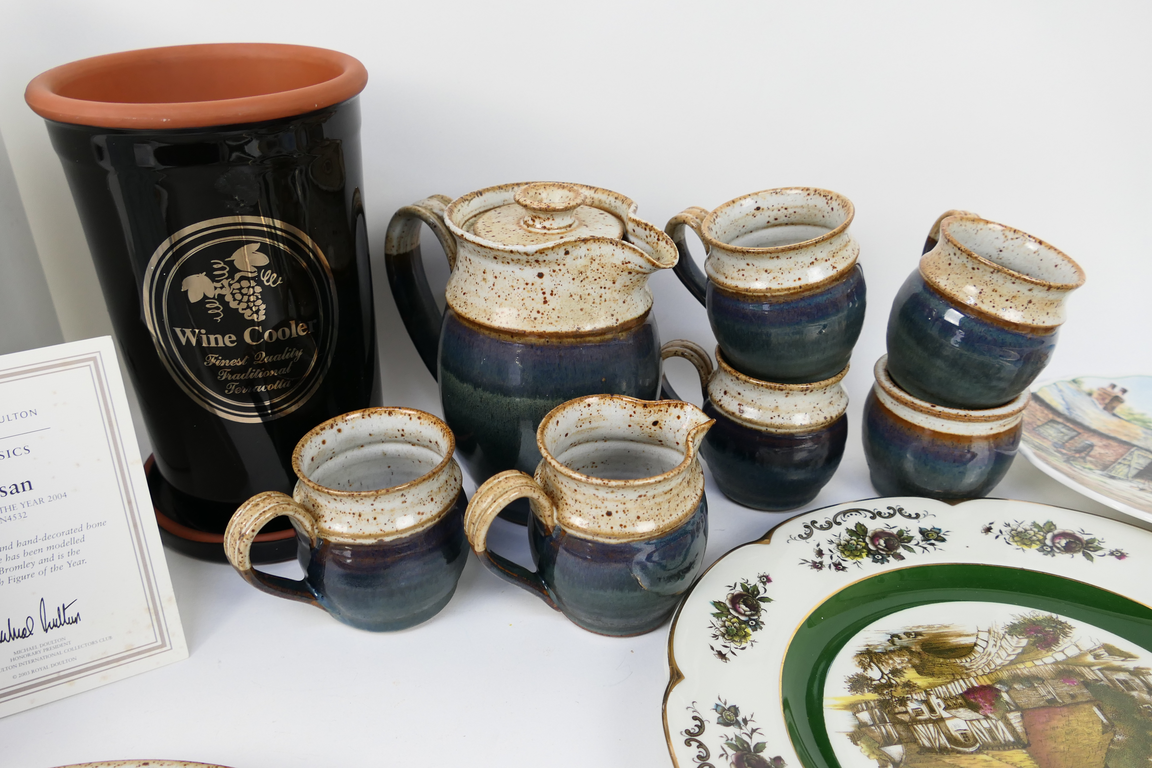 Lot to include a Dolwyddlan Pottery stoneware coffee service, - Image 3 of 5