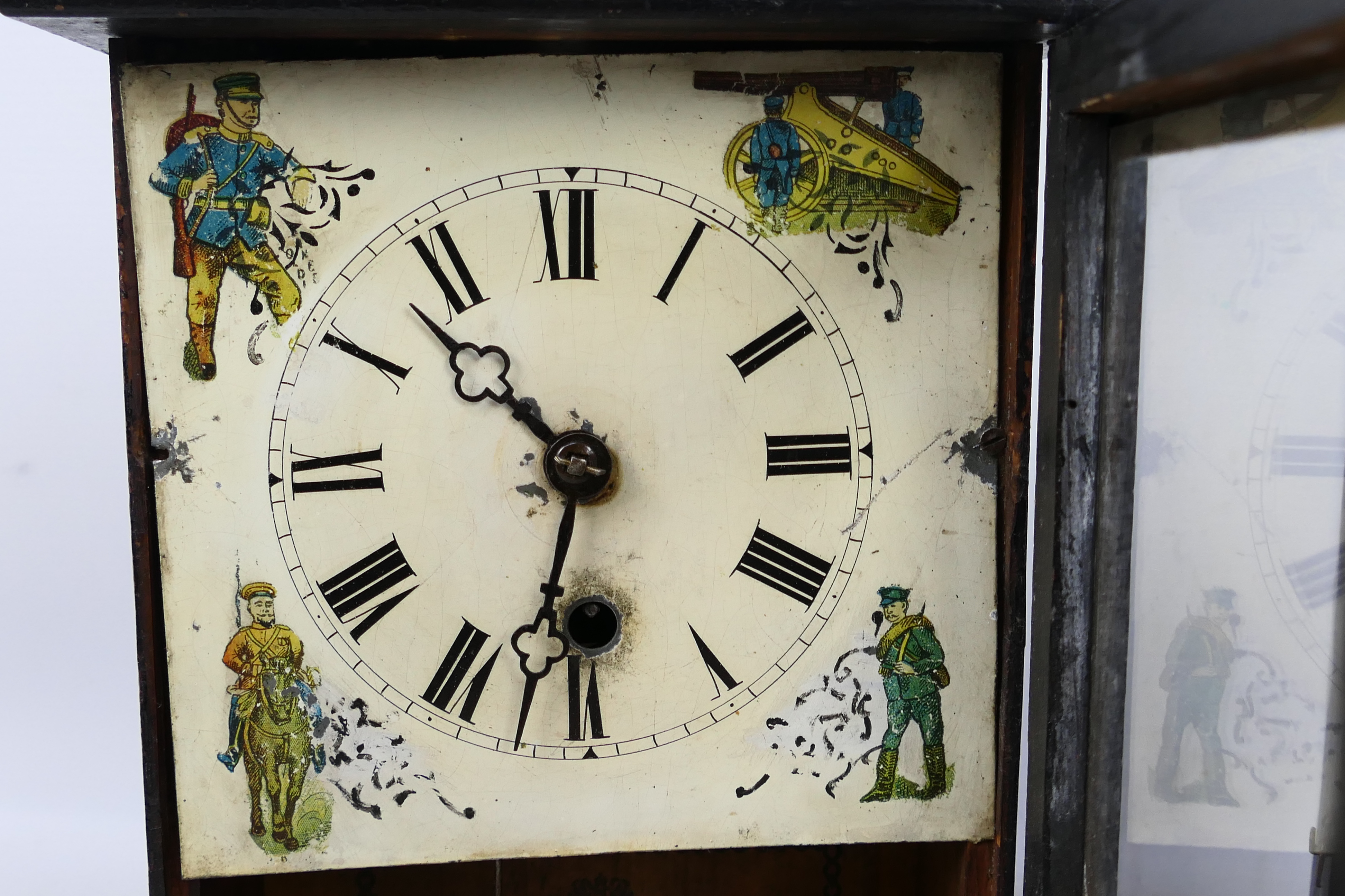 A pair of interesting kitchen shelf clocks, one with alarm feature, - Image 2 of 7