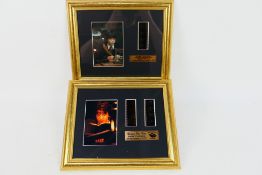 Two limited edition Harry Potter Original Film Cell displays comprising The Chamber Of Secrets #