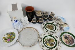 Lot to include a Dolwyddlan Pottery stoneware coffee service,