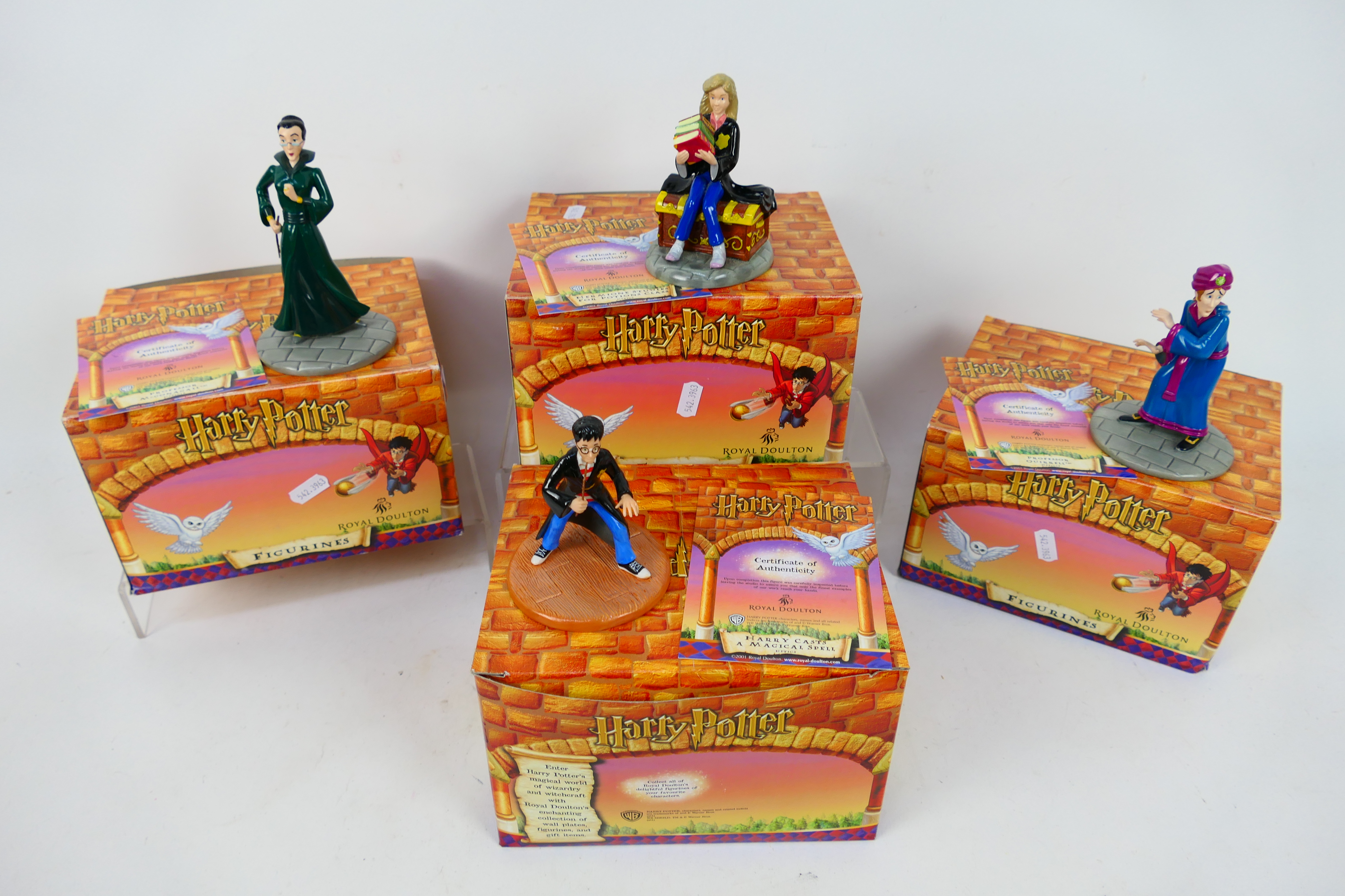 Royal Doulton - Four boxed Harry Potter figures comprising # HPFIG2, # HPFIG15,