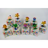 Nine boxed Royal Doulton Roger Hargreaves Mr Men and Little Miss figures.