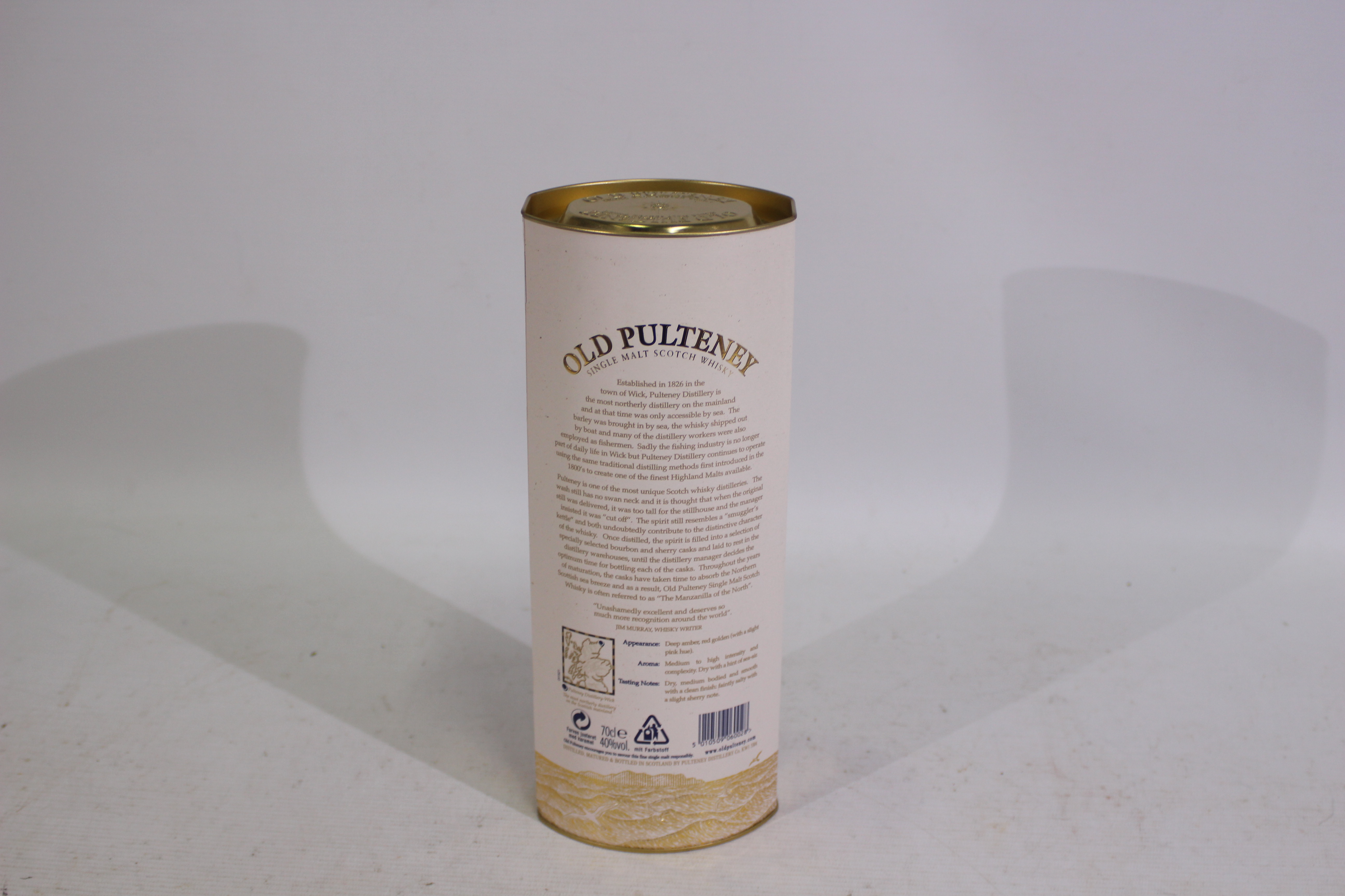 A 70cl bottle of Old Pulteney 12 year old single malt whisky, 40% ABV, contained in carton. - Image 3 of 3