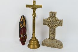 A decorative Past Times Celtic Cross,
