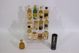 A collection of scotch whisky miniatures to include Isle Of Jura 10 years old,