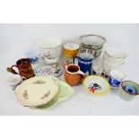 Mixed ceramics to include Minton Haddon Hall, Aynsley, Adams,