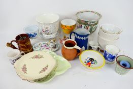 Mixed ceramics to include Minton Haddon Hall, Aynsley, Adams,