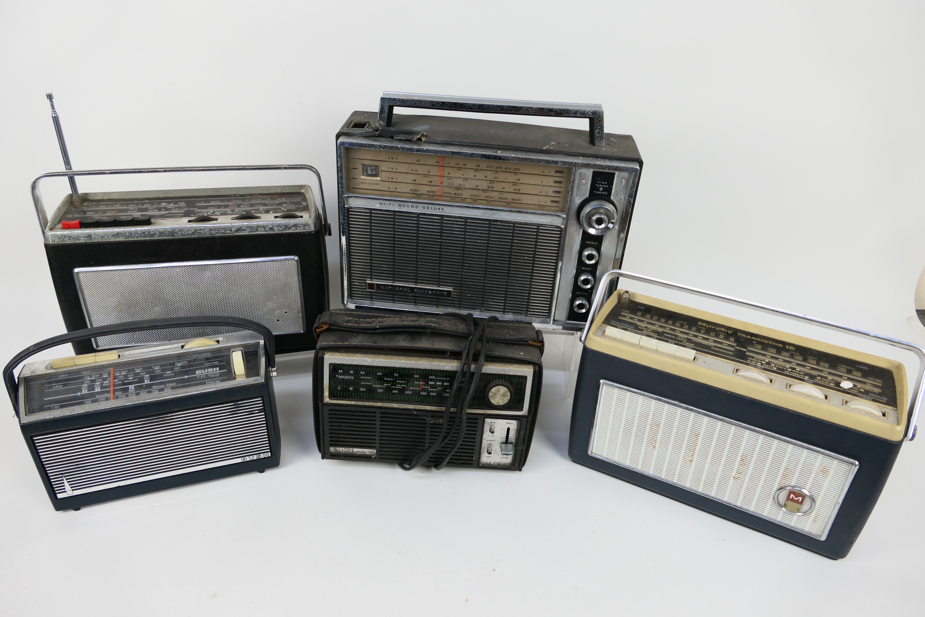 Vintage Radios - Lot to include a National Panasonic, Binatone Europa,