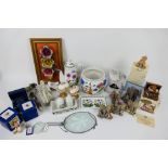 Lot comprising ceramics to include Portmeirion, model elephants, boxed giftware,