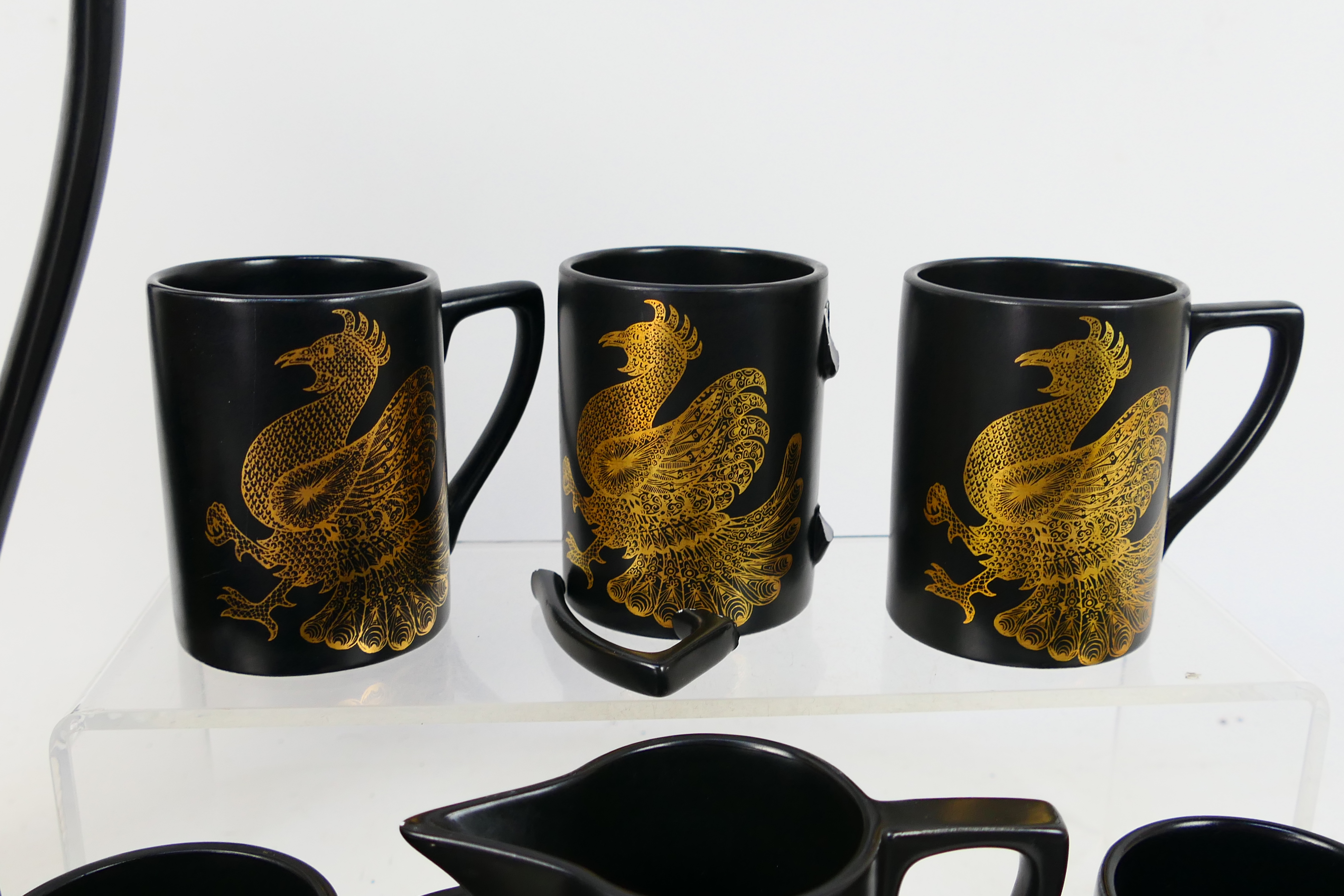 A Portmeirion coffee set in the Phoenix pattern by John Cuffley. - Image 4 of 5