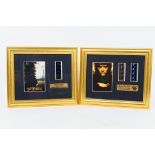Lord Of The Rings - Two limited edition Original Fill Cell displays comprising The Two Towers #